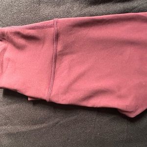 Burgundy size 2 LuluLemon leggings